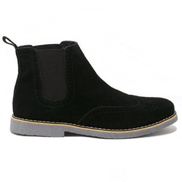 Mens "Ben" Genuine Suede Chelsea Boots - Picture 4 of 4